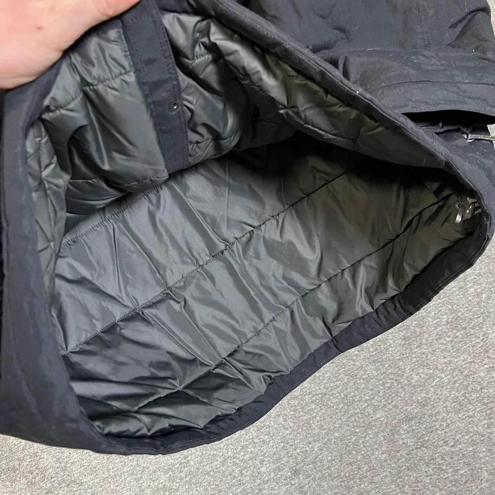 The North‎ Face Jacket Mens Large Black Hooded Insulated HyVent Ski Winter Coat